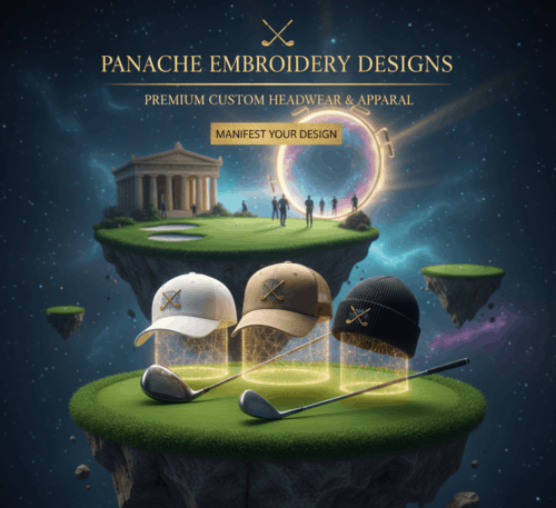 Floating islands golf headwear concept